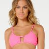 Mulher Blueman Partes De Cima De Biquini | Top Catita Super Neon Rosa