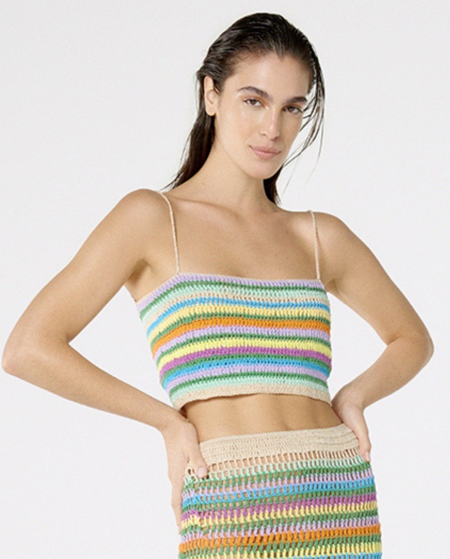 Mulher Blueman Vestidos De Praia | Top Crochet Listras