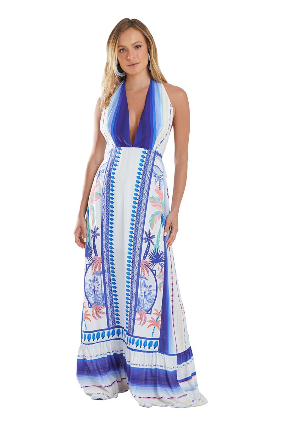 Mulher Blueman Vestidos De Praia | Vestido Simone Tudo De Bom