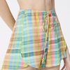 Mulher Blueman Calcas E Calcoes | Short Tulipa Xadrez Candy