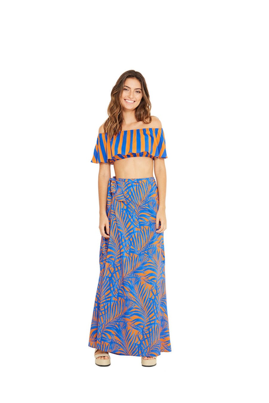 Mulher Blueman Vestidos De Praia | Cropped Cayena