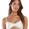 Mulher Blueman Partes De Cima De Biquini | Top Pepe Liso Off White