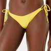 Mulher Blueman Partes De Baixo De Biquini | Bottom Surfista Liso Alt23 Amarelo